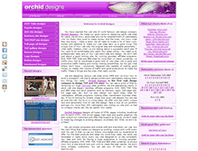 Tablet Screenshot of orchiddesigns.com